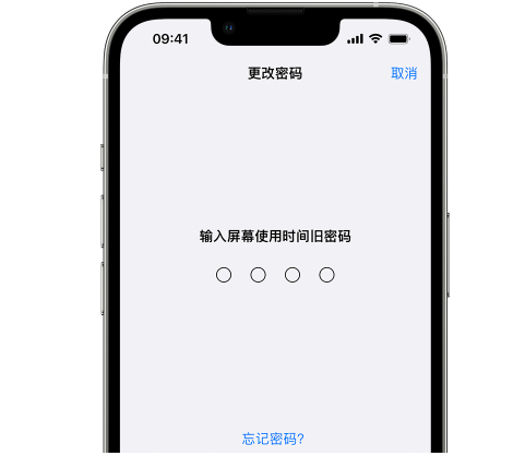 桐梓iPhone屏幕维修分享iPhone屏幕使用时间密码忘记了怎么办 