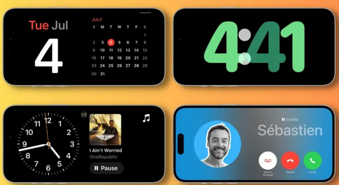桐梓苹果手机维修分享iOS17横屏充电待机显示有什么好处 