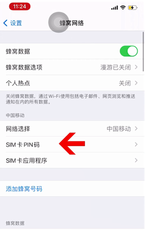 桐梓苹果14维修网分享如何给iPhone14的SIM卡设置密码 